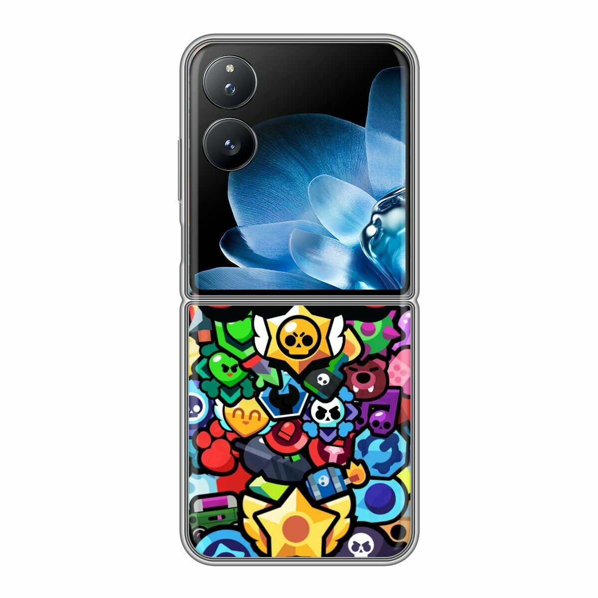 Чехол для Xiaomi Mix Flip с принтом для мальчиков Brawl Stars (Сяоми Микс Флип)