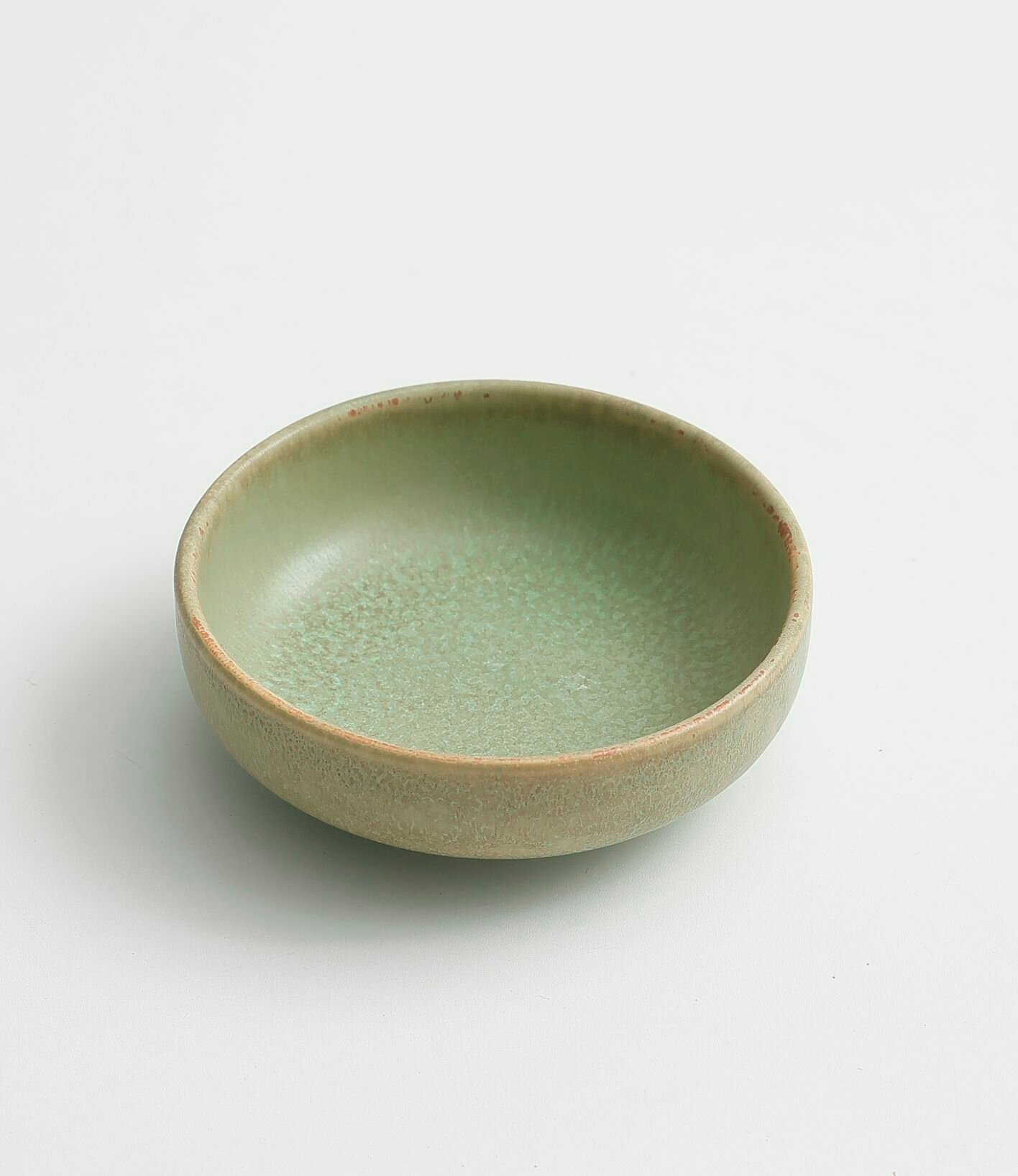 Салатник порционный Home Chef Amber Green, 9х3 см, фарфор, зеленый — фото 1