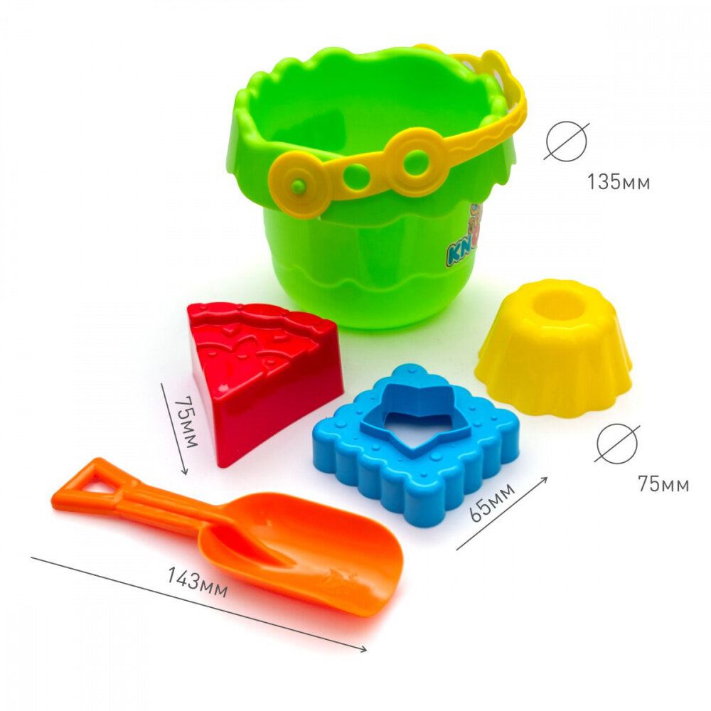 Песочный набор Кнопа Бисквит 82040 — фото 1