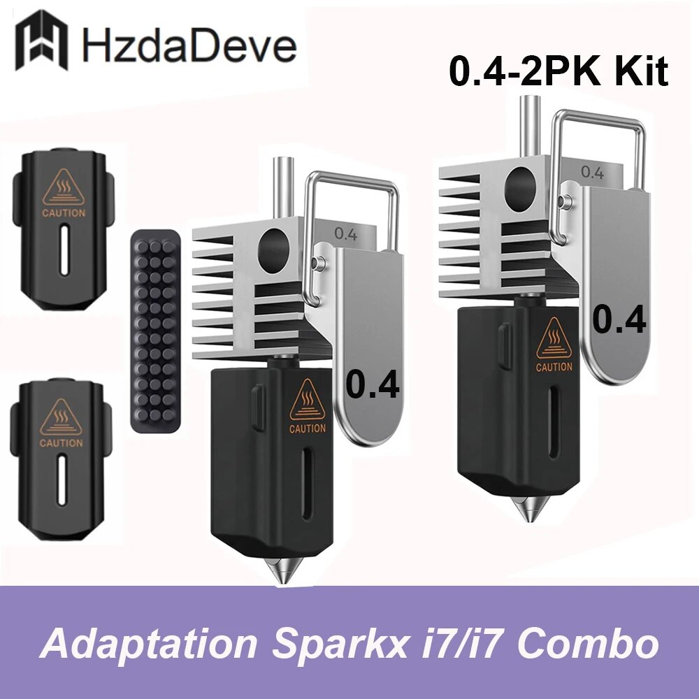 Насадки для горячего конца SPARKX I7 0.2 0.4 0.6 мм HzdaDeve S-5