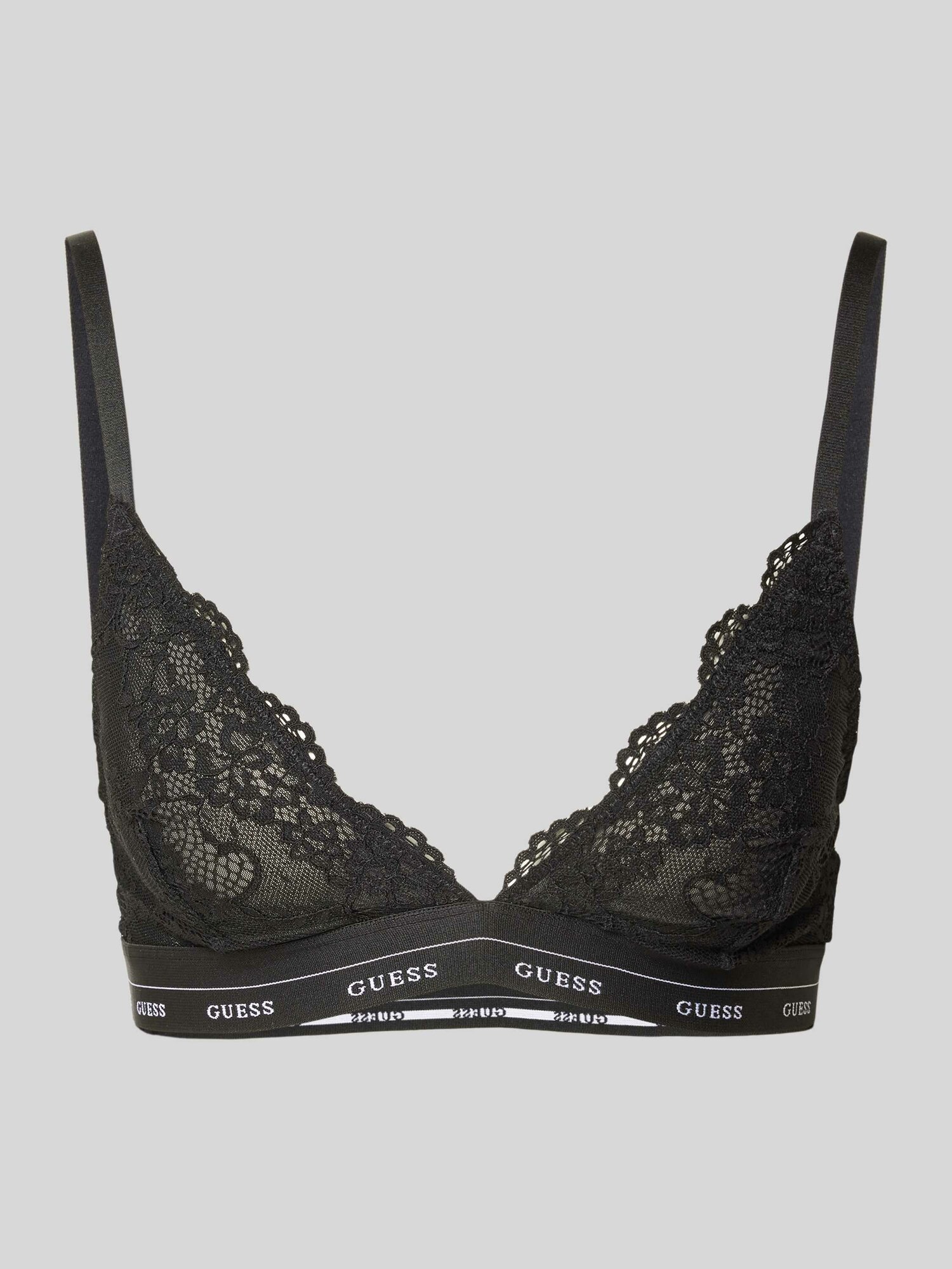 Бюстгальтер GUESS JANE TRIANGLE, размер M, черный — фото 1