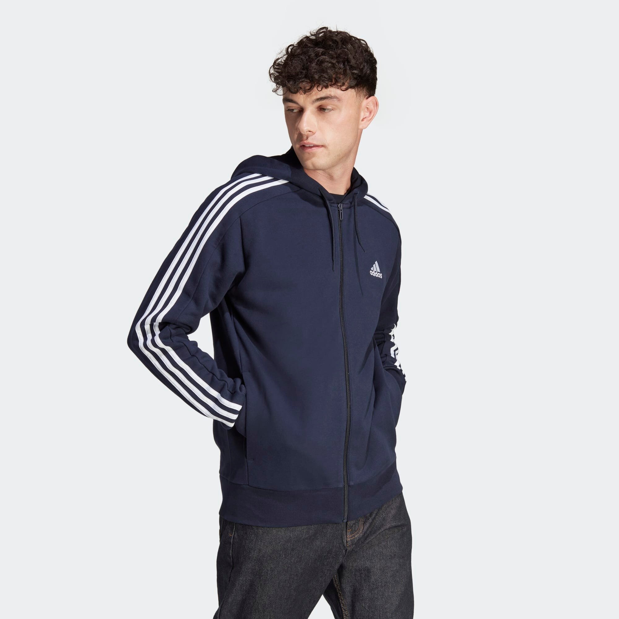 Толстовка спортивная Essentials French Terry 3-Stripes 