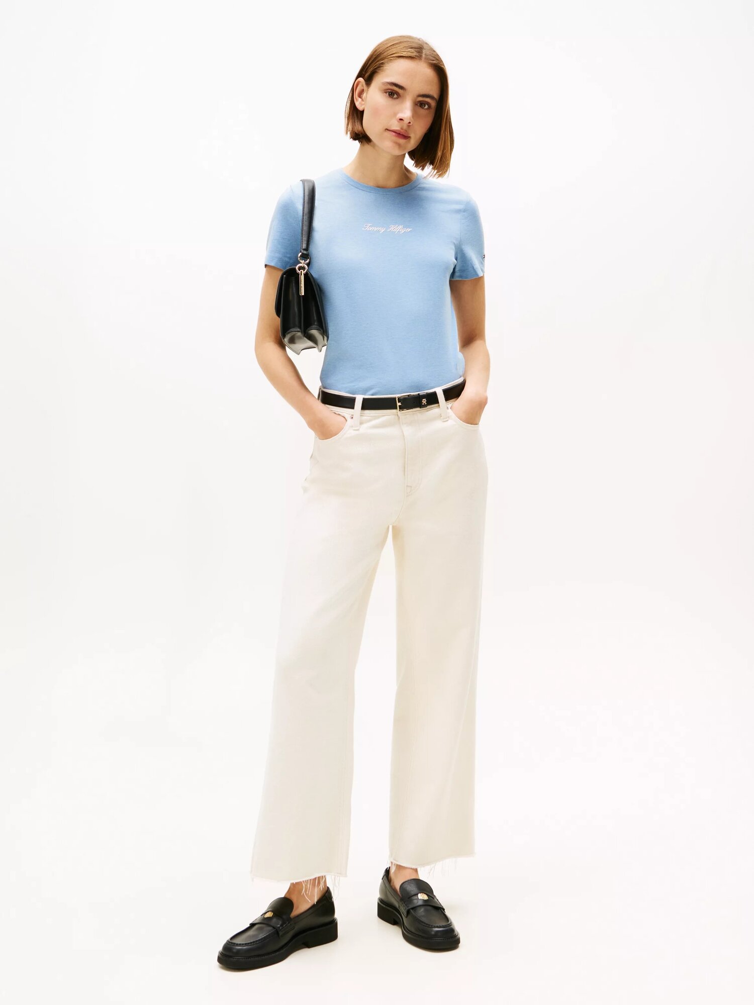 Футболка TOMMY HILFIGER, размер XL, cиний — фото 1