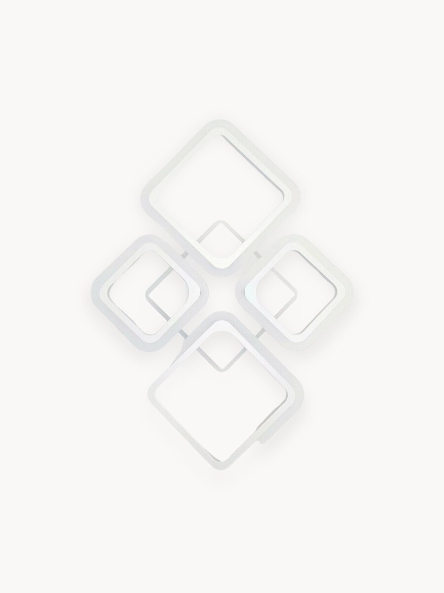 Люстра потолочная светодиодная 104 W/ Светильник потолочный светодиодный на кухню, прихожую и спальню