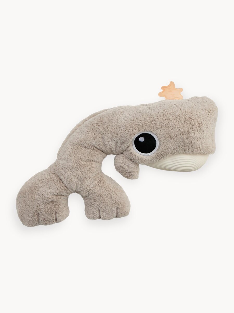 331952, Плюшевый кит Happy Baby Wally The Whale, мягкая игрушка для мальчиков и девочек, бежевая