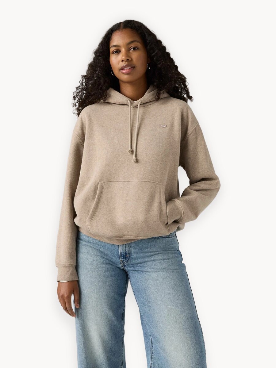 Худи Levi's, размер XS, , коричневый