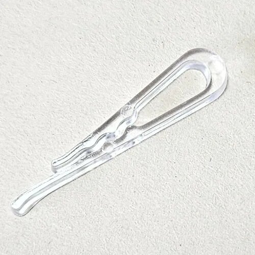 Пластиковые зажимы для одежды, белые, 100 шт. clear A