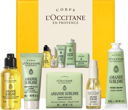Набор парфюмерный L'Occitane Amande Sublime Soft Skin Routine для женщин, 100 мл