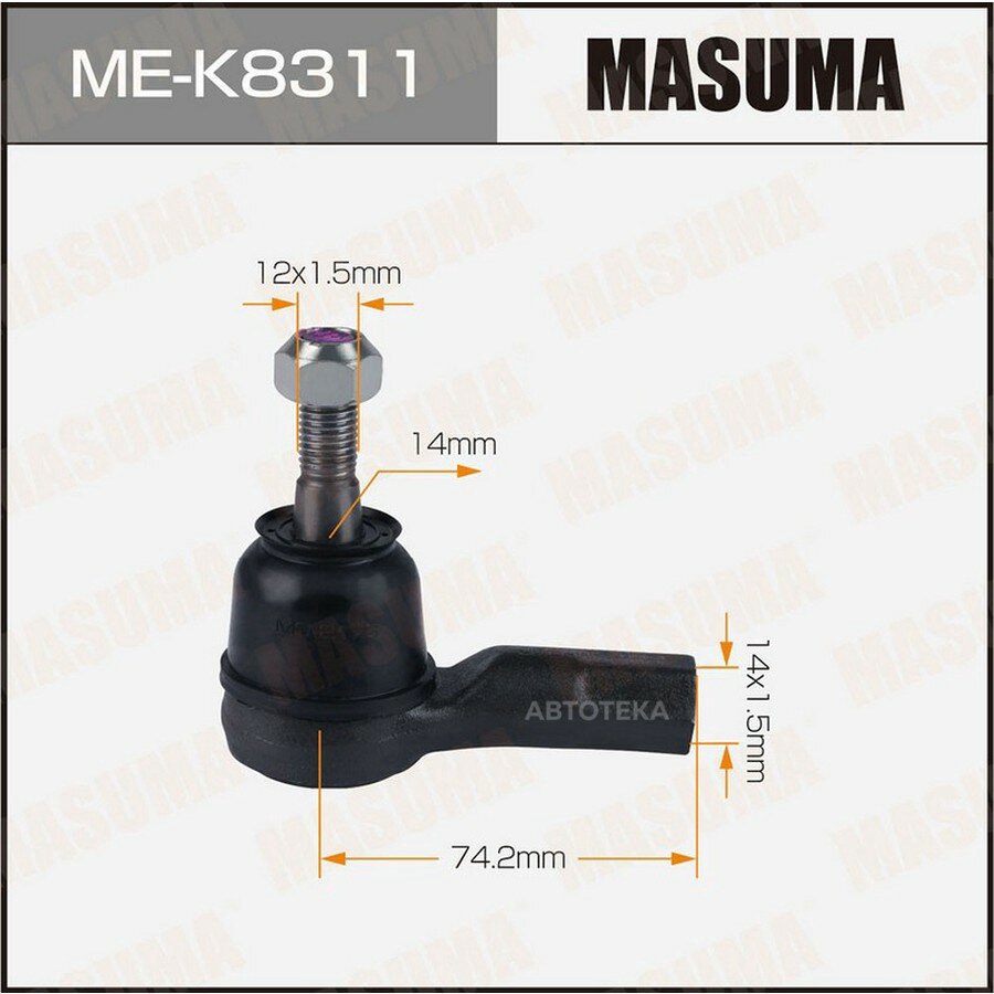 Наконечник рулевой тяги CHEVROLET CAPTIVA -10 MASUMA MEK8311