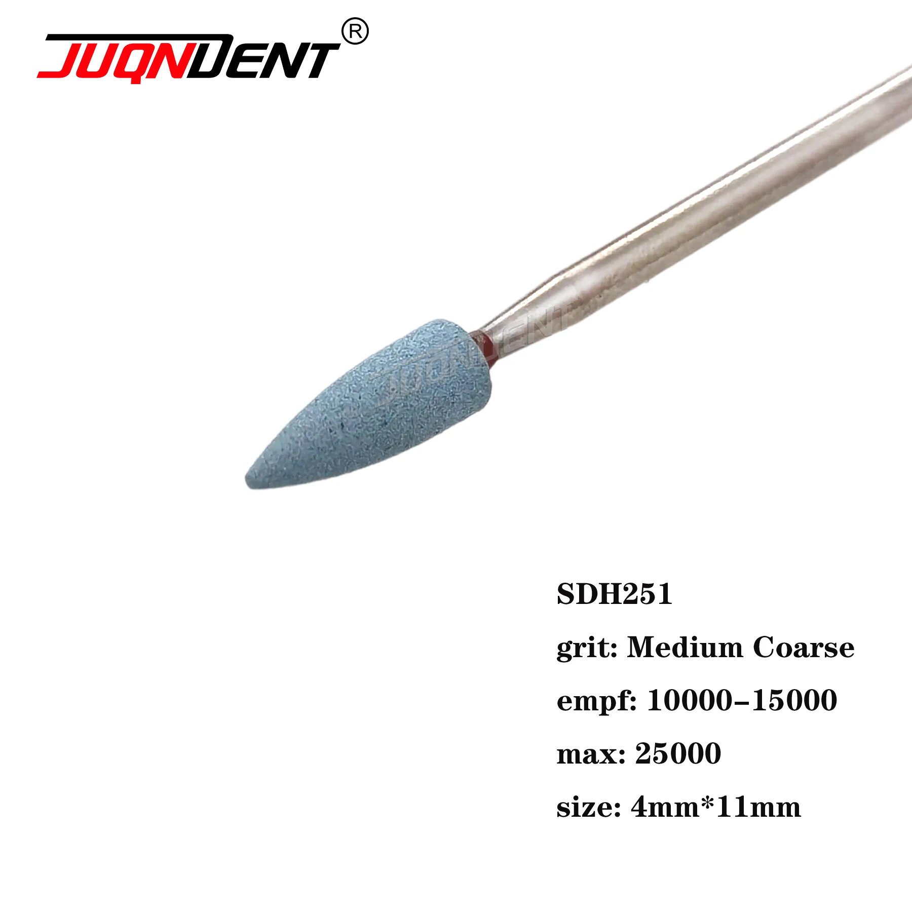 JUQNDENT Полировальная головка для циркония SDH251 Medium