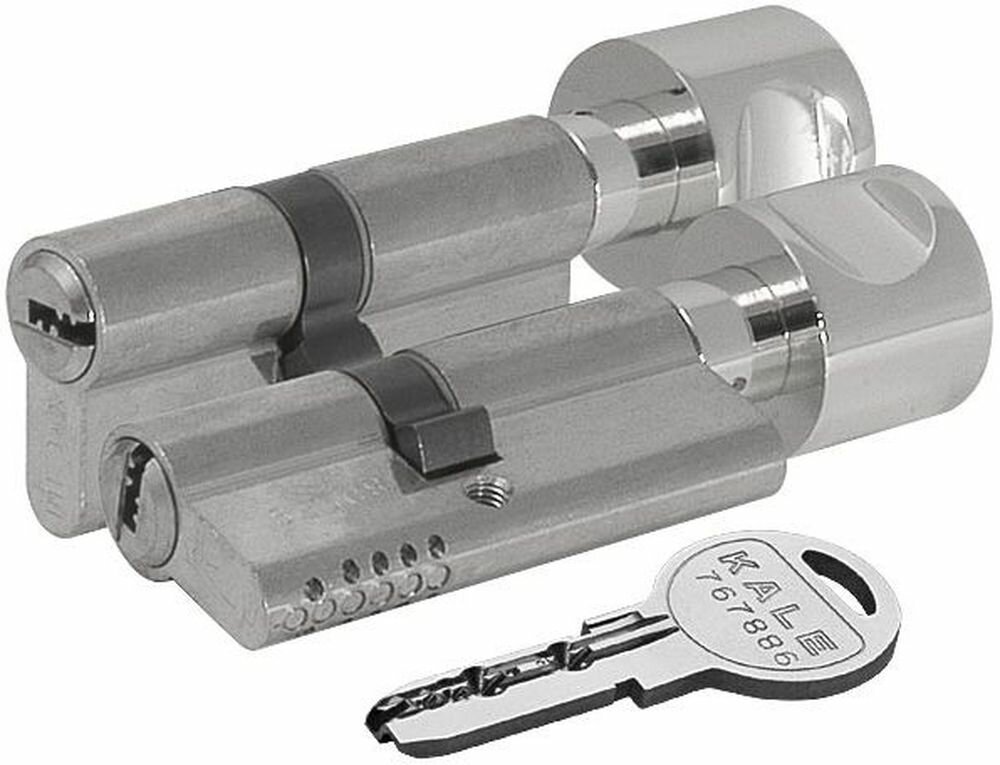 Цилиндровый механизм с вертушкой 164 OBS SCE/70 (30+10+30) никель 5 кл.