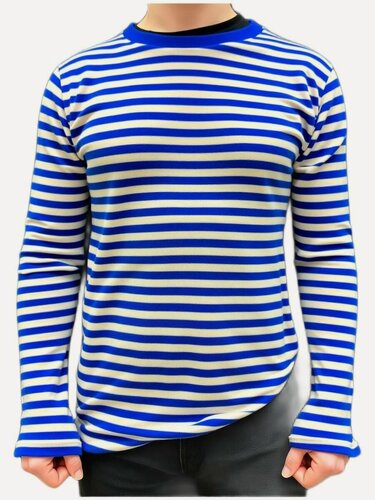 Изображение товара Тельняшка "ВДВ" двойная вязка, хб, р. 50 (оригинал ГОСТ РФ)