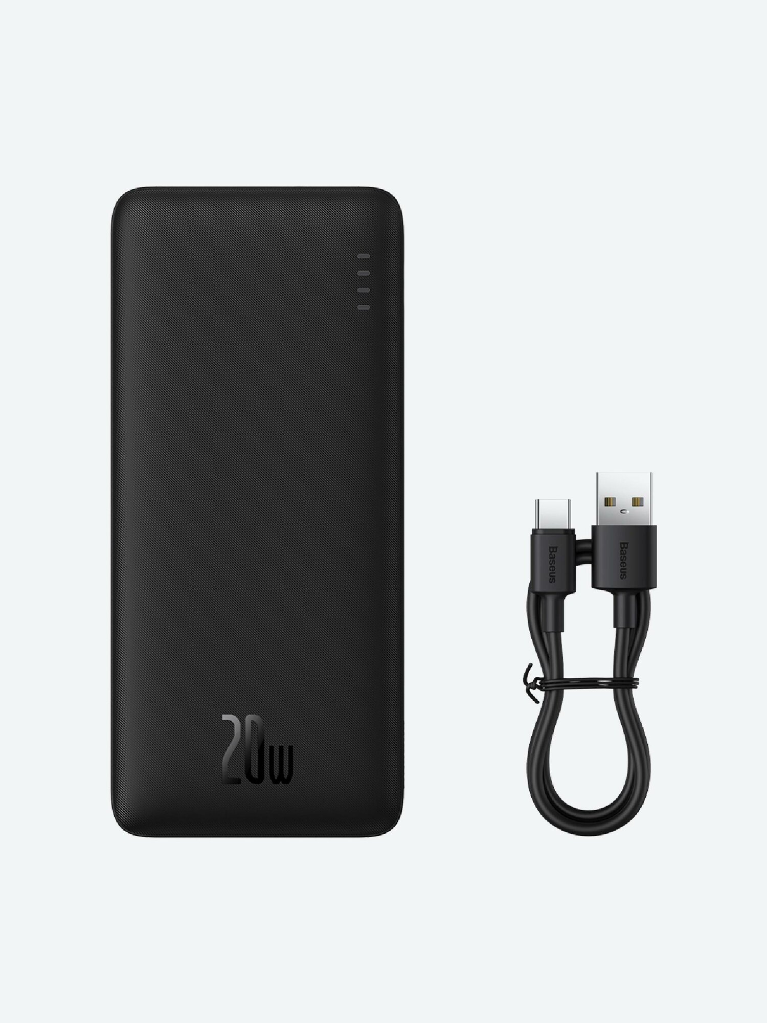 Универсальный Power bank BASEUS PPQD090001 10000 мАч черный, портативное зарядное устройство
