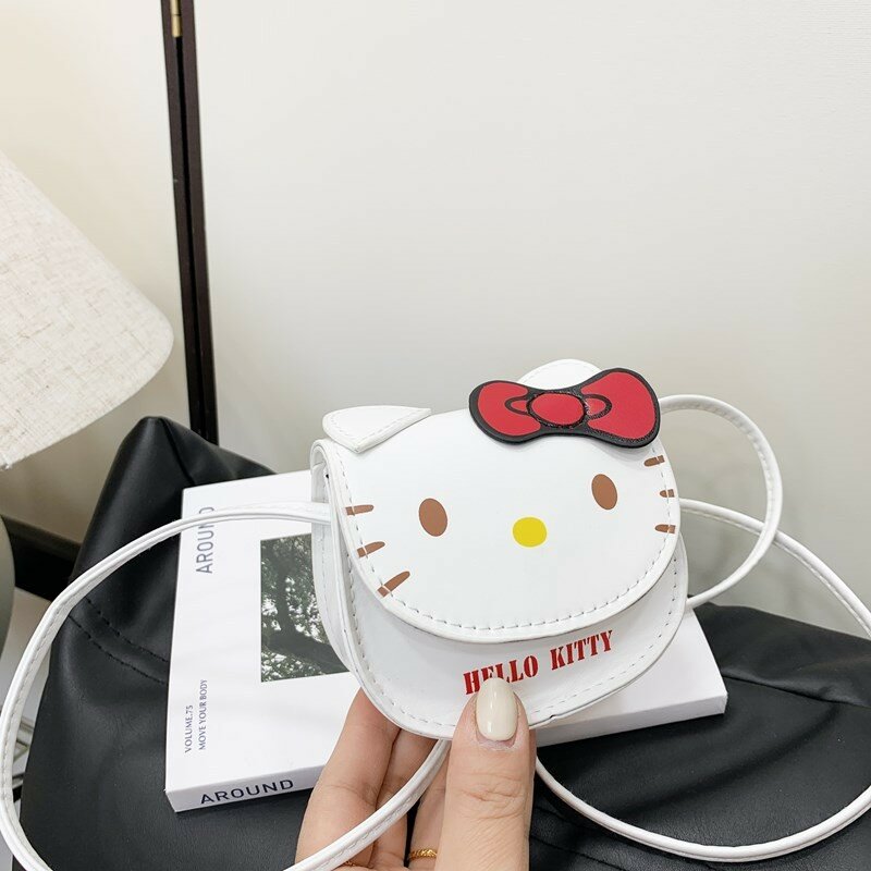 Cute cat кроссбоди сумка для малышей ультралегкий нейлон детский кошелек с регулируемым ремнем школьный путешествие аксессуар