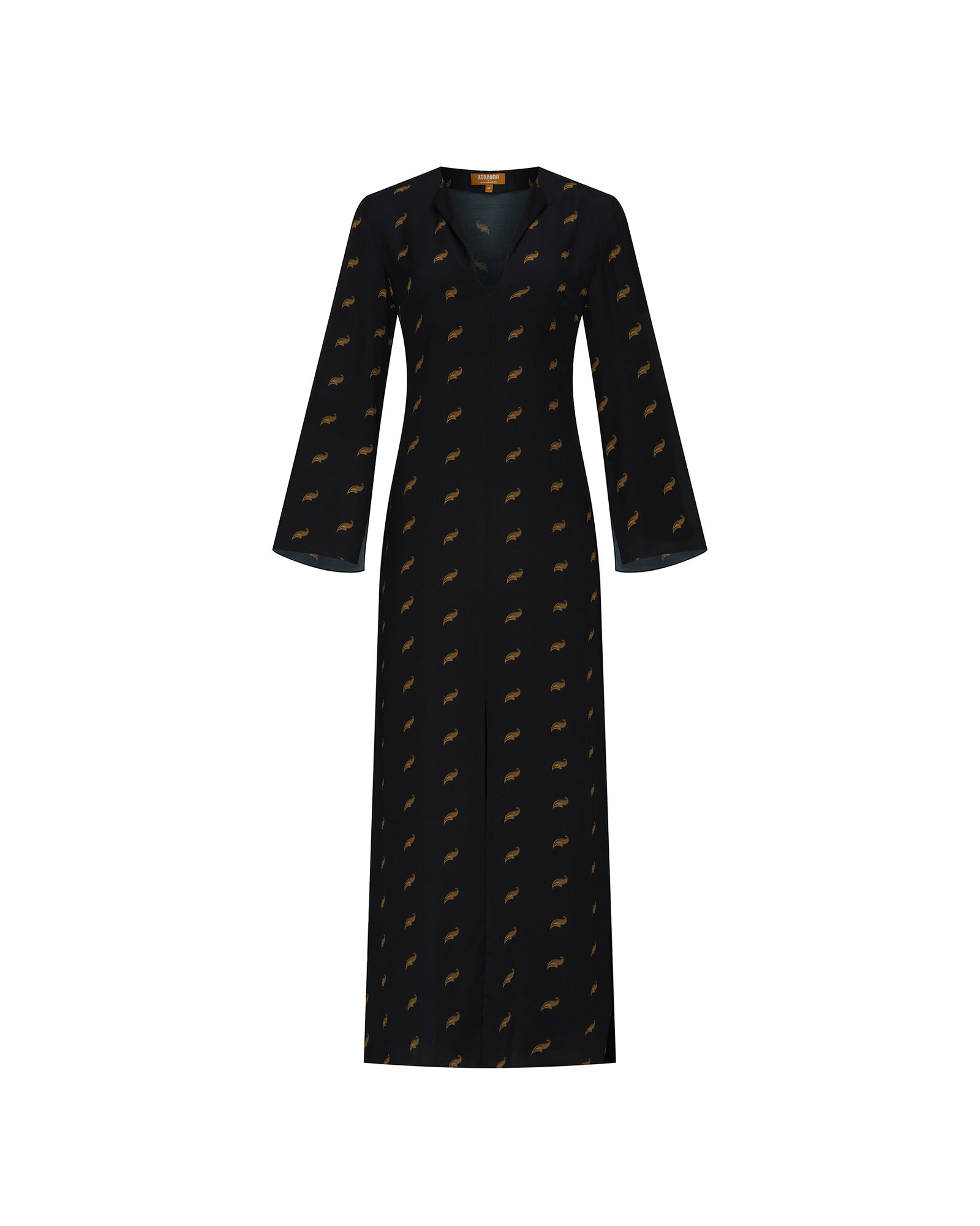 Платье Хохлома х Алена Ахмадуллина, размер S, черный
