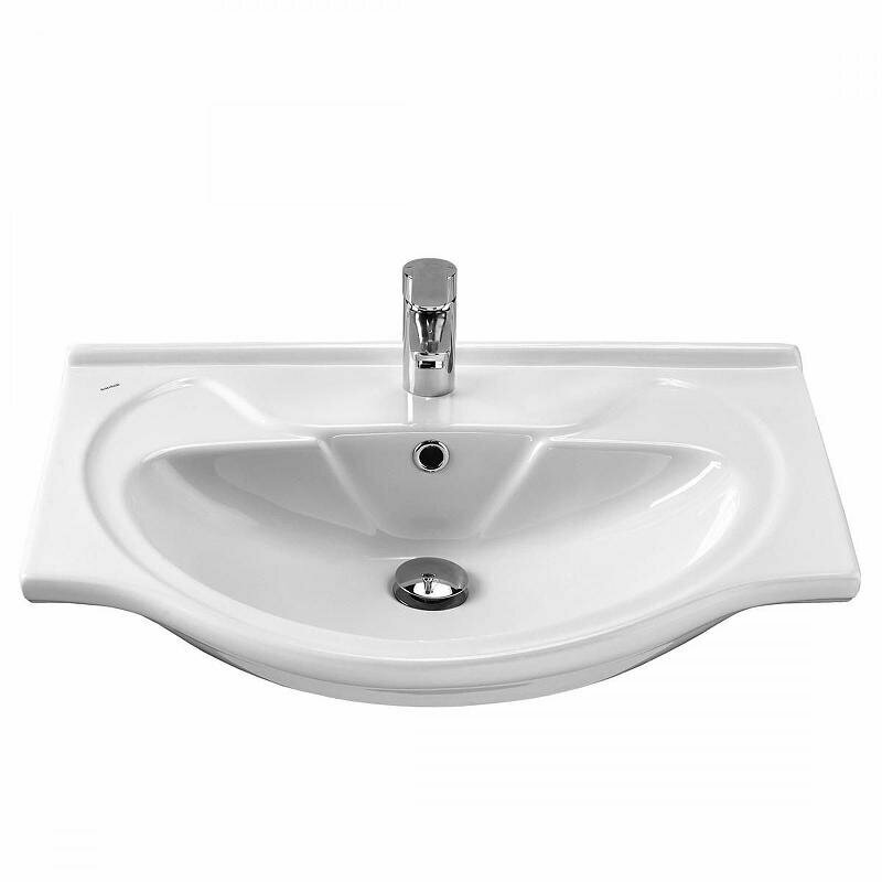Раковина Stella Polar Santek Байкал 65 1WH109651 Белая стильный дизайн