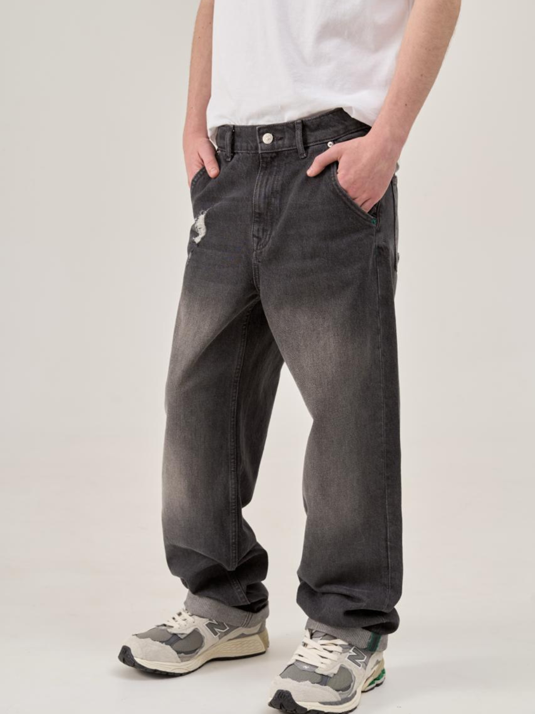 Джинсы  1, размер 176, серый — фото 1