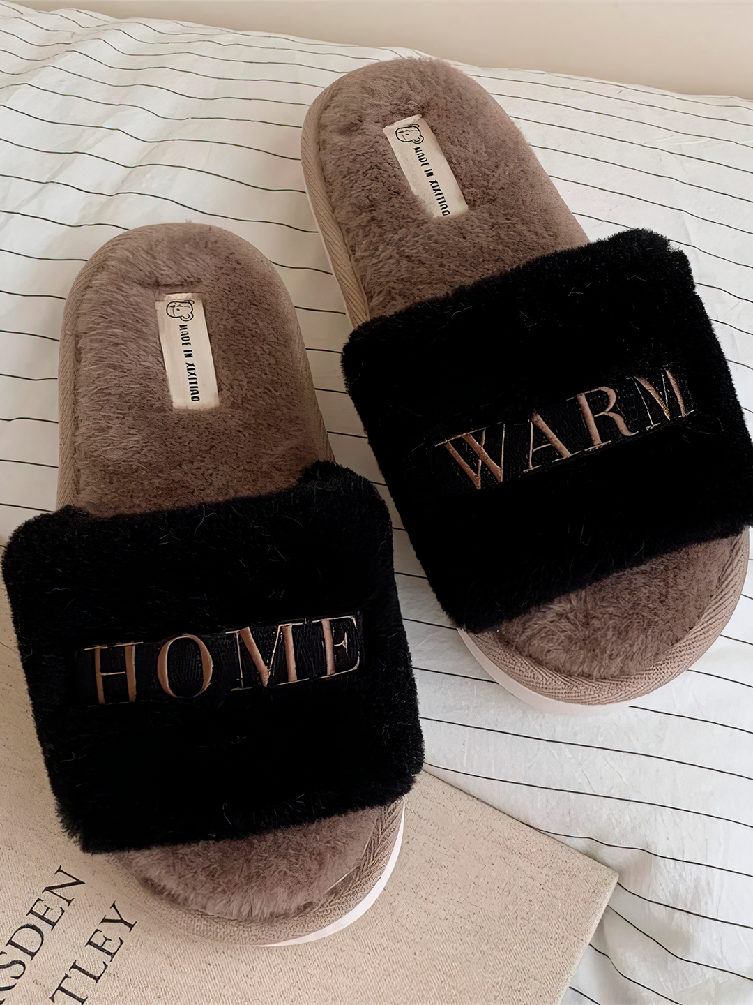 Тапочки, размер 40-41, black — фото 1