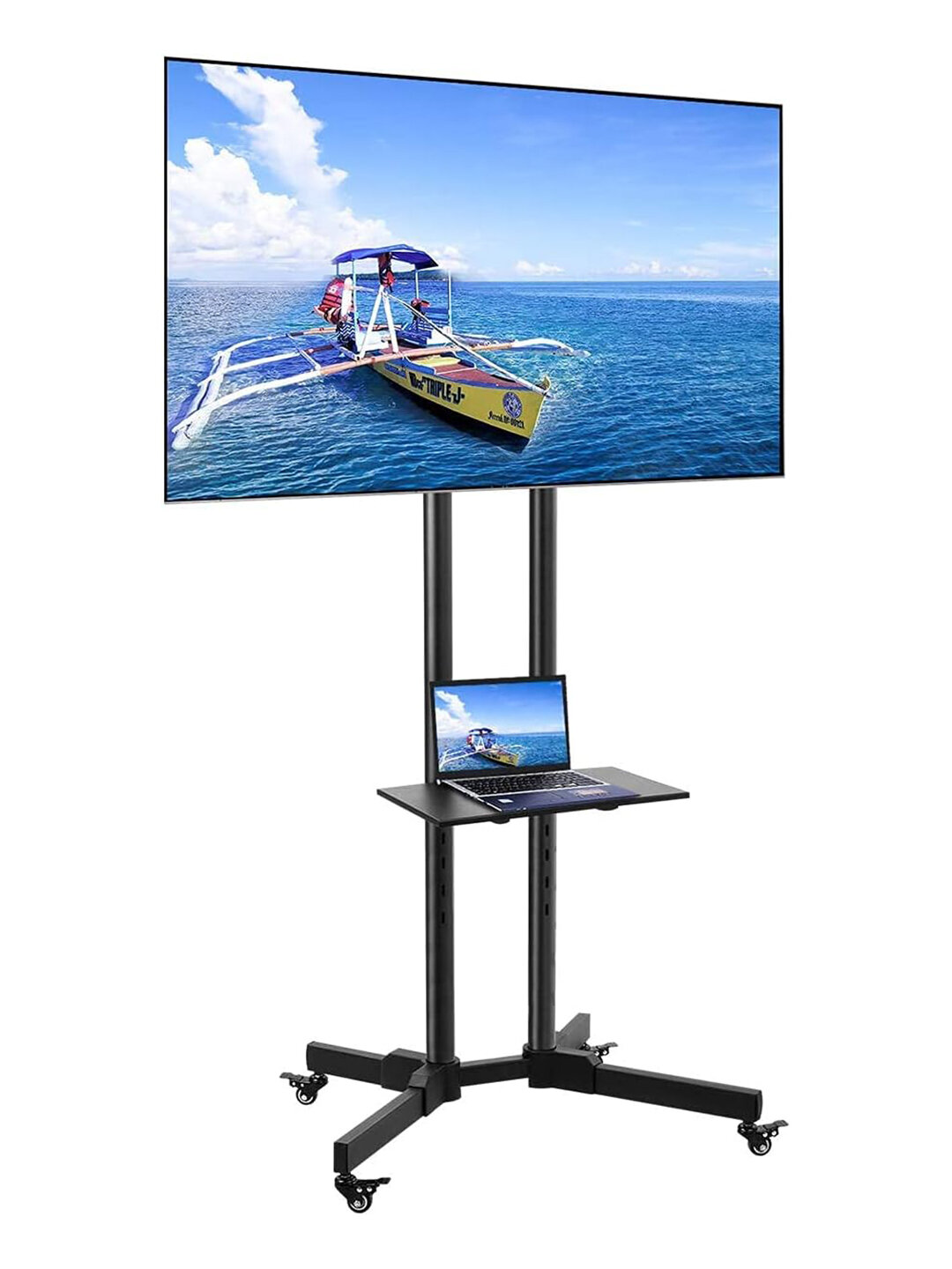 Кронштейны для телевизора 32" до 75", Кронштейн для телевизора и монитора, Передвижная подставка для телевизора