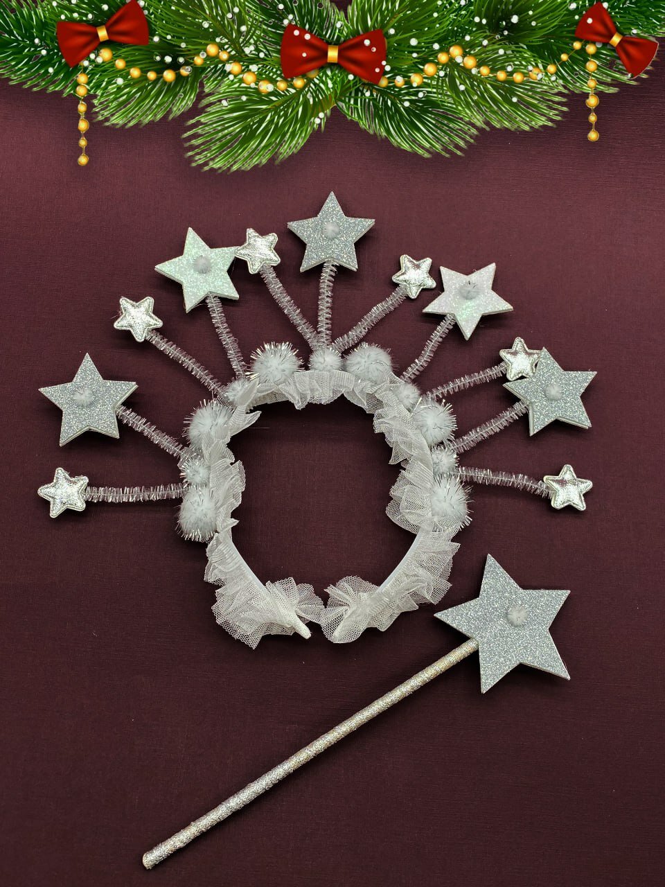Новогодний ободок 
