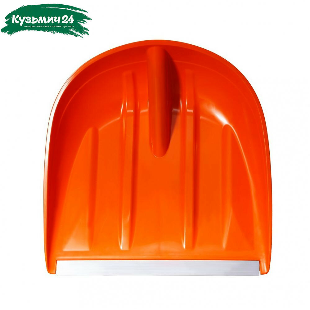 Лопата для снега Lucky Way KVSB0008 ПП № 4 ковш оранжевый без черенка