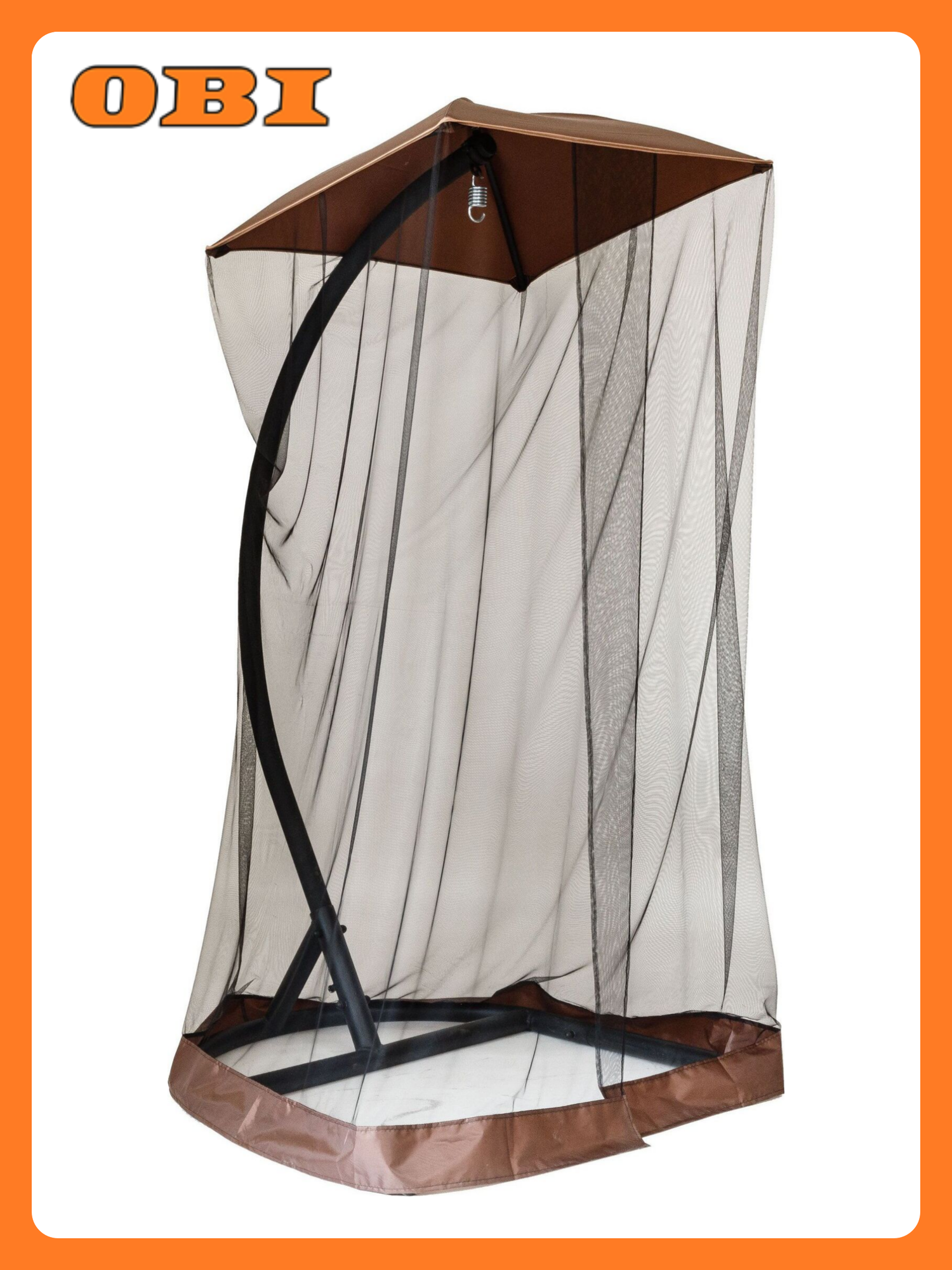 Тент GreenGard для подвесного кресла с москитной сеткой 120х120х200 см