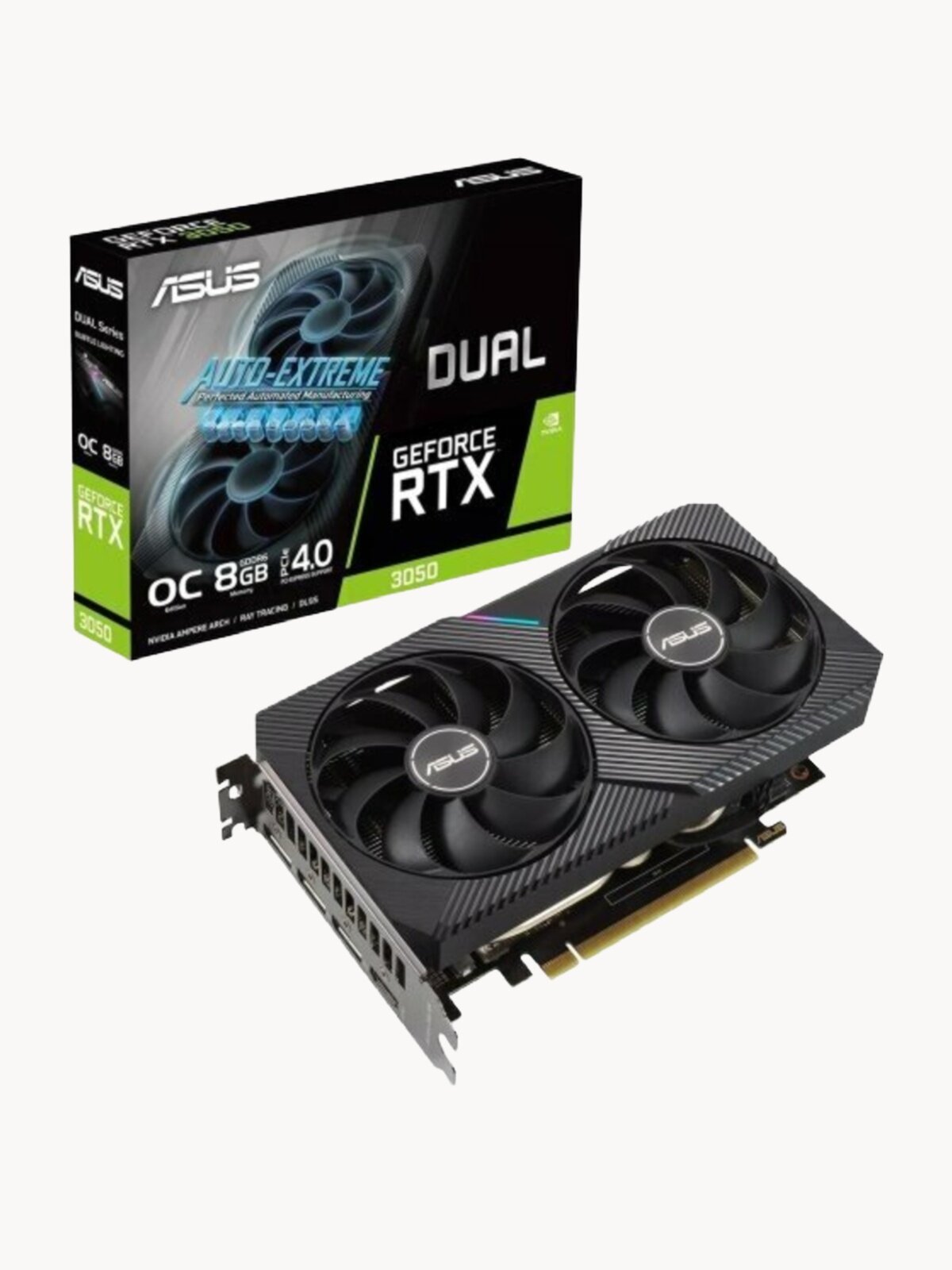 Видеокарта Asus GeForce RTX 3050 DUAL OC V2 8G