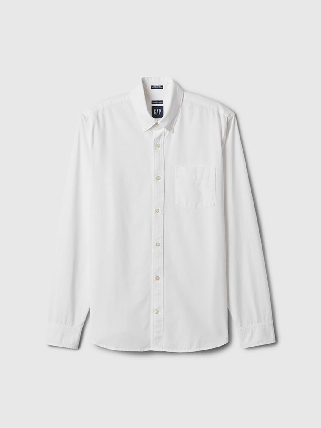 Рубашка GAP, размер M, 001 белый — фото 1