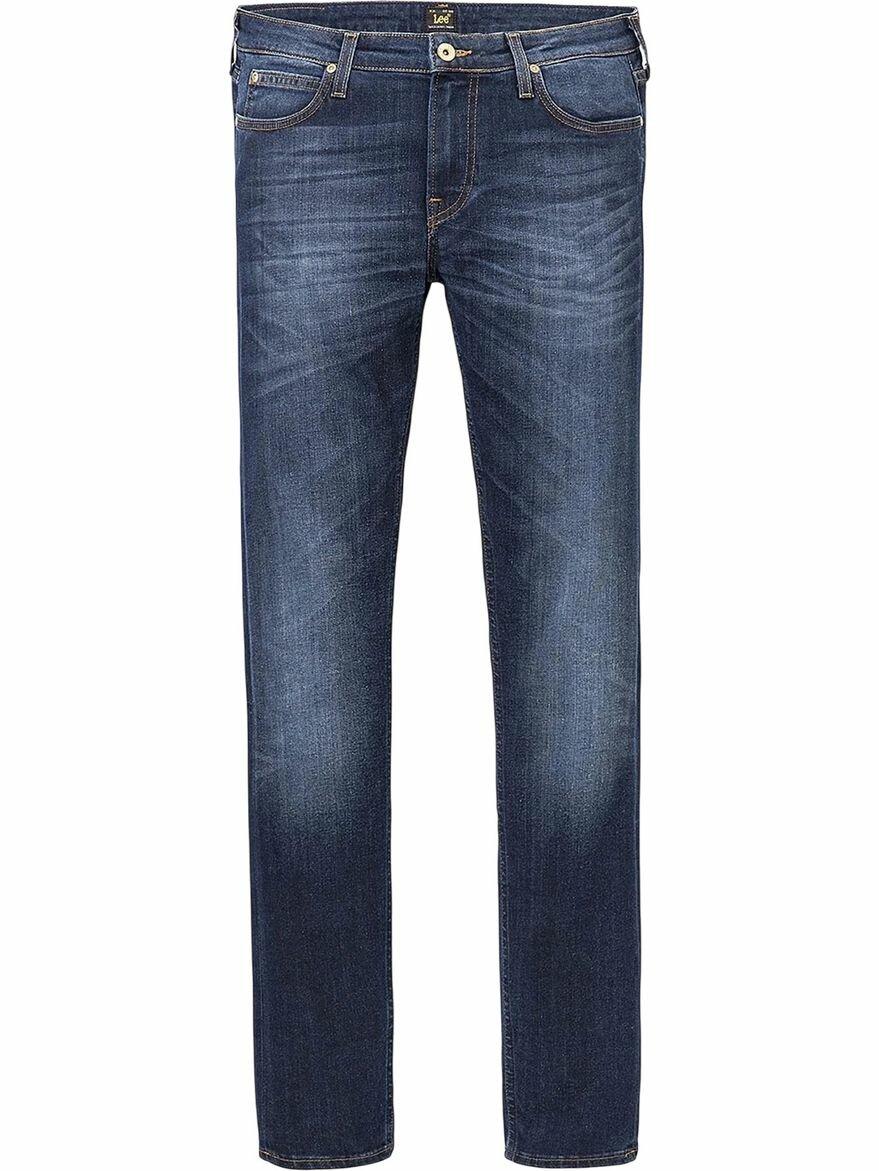 Джинсы зауженные Lee Men Luke Jeans, размер 38/34, темно-синий деним — фото 1