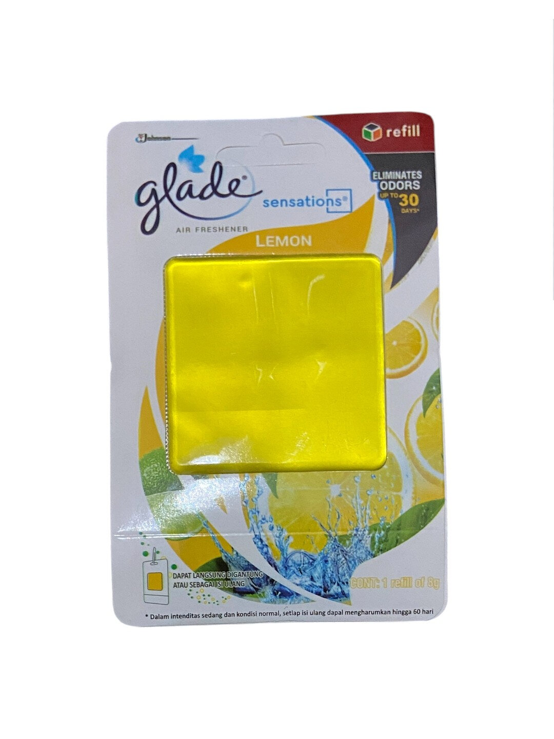 Освежитель воздуха Glade, для автомобиля, гелевый, 60 дней, 8 мл