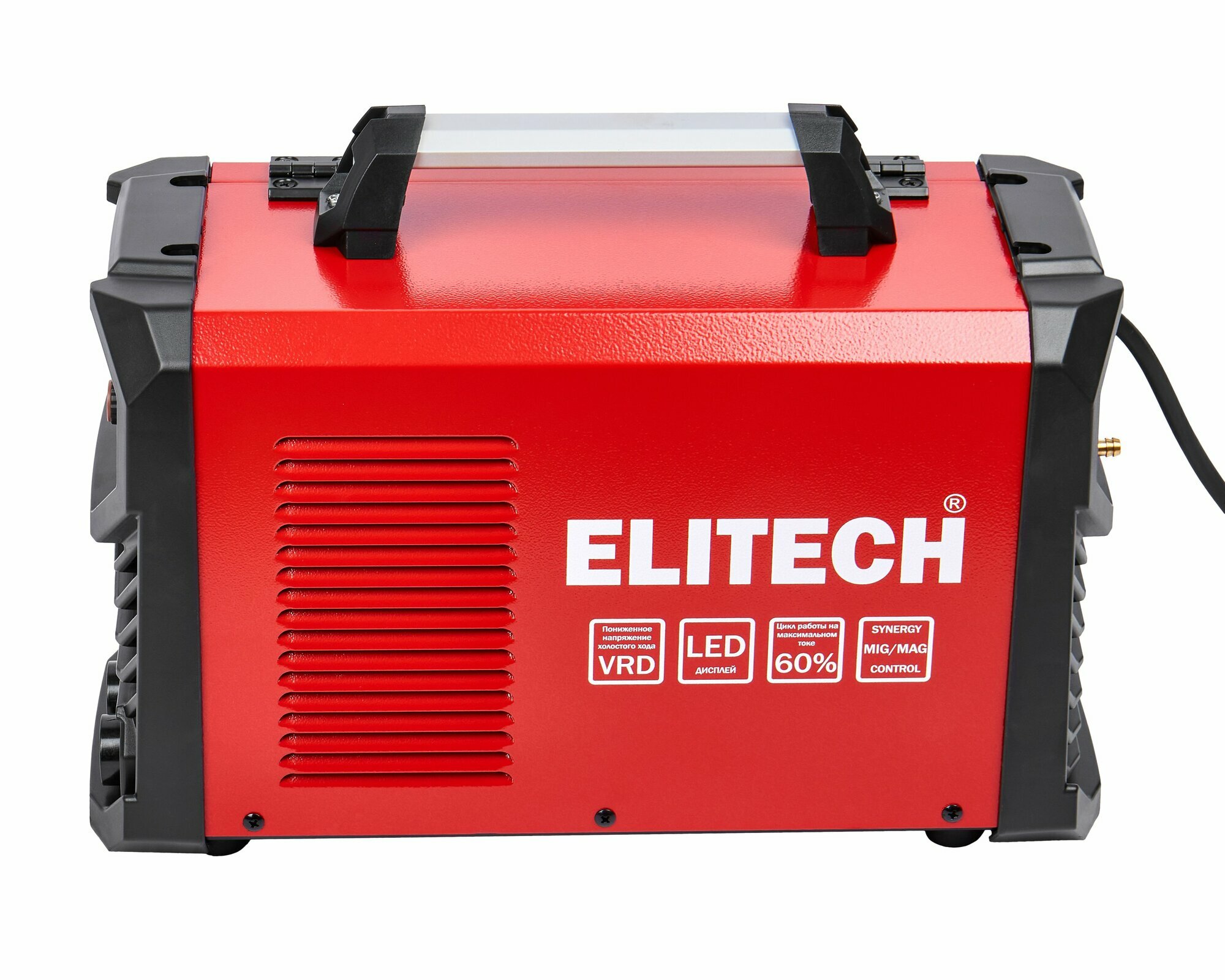 Аппарат сварочный инвертор MIG/MAG ELITECH АИС 120 СИН ЖК, ПВ 60% — фото 1