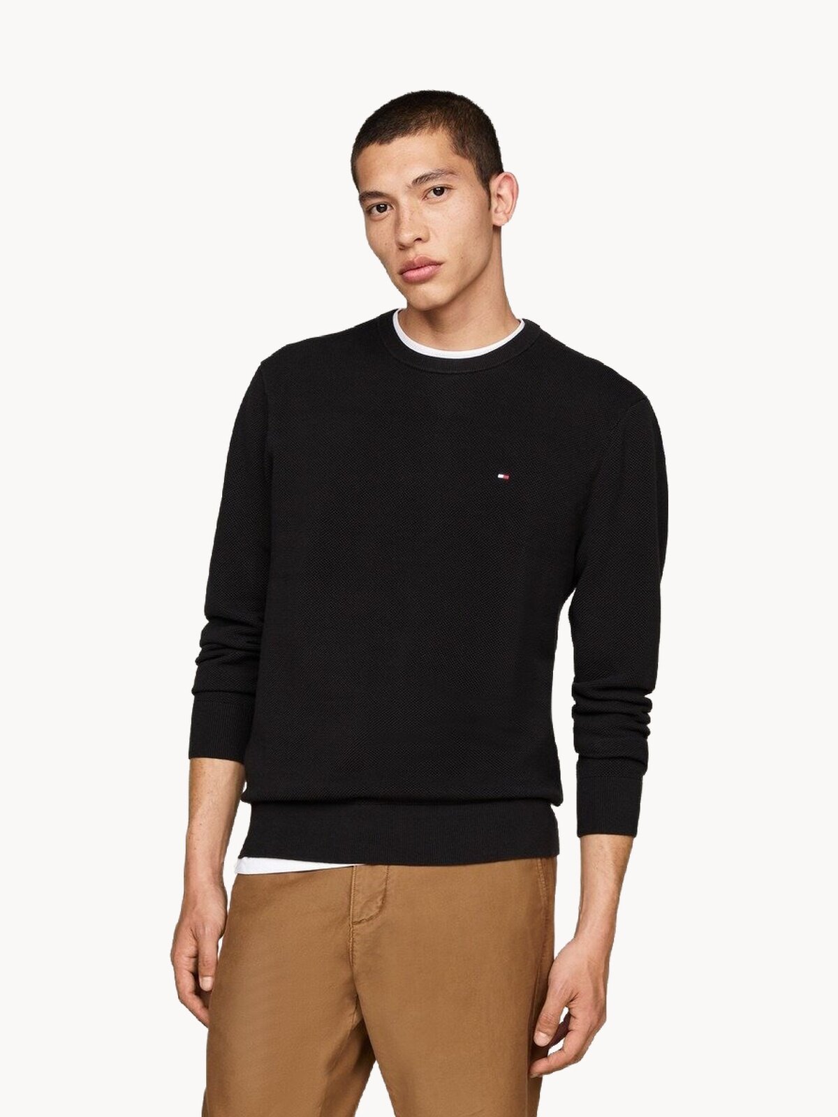 Джемпер TOMMY HILFIGER, размер 2XL, черный