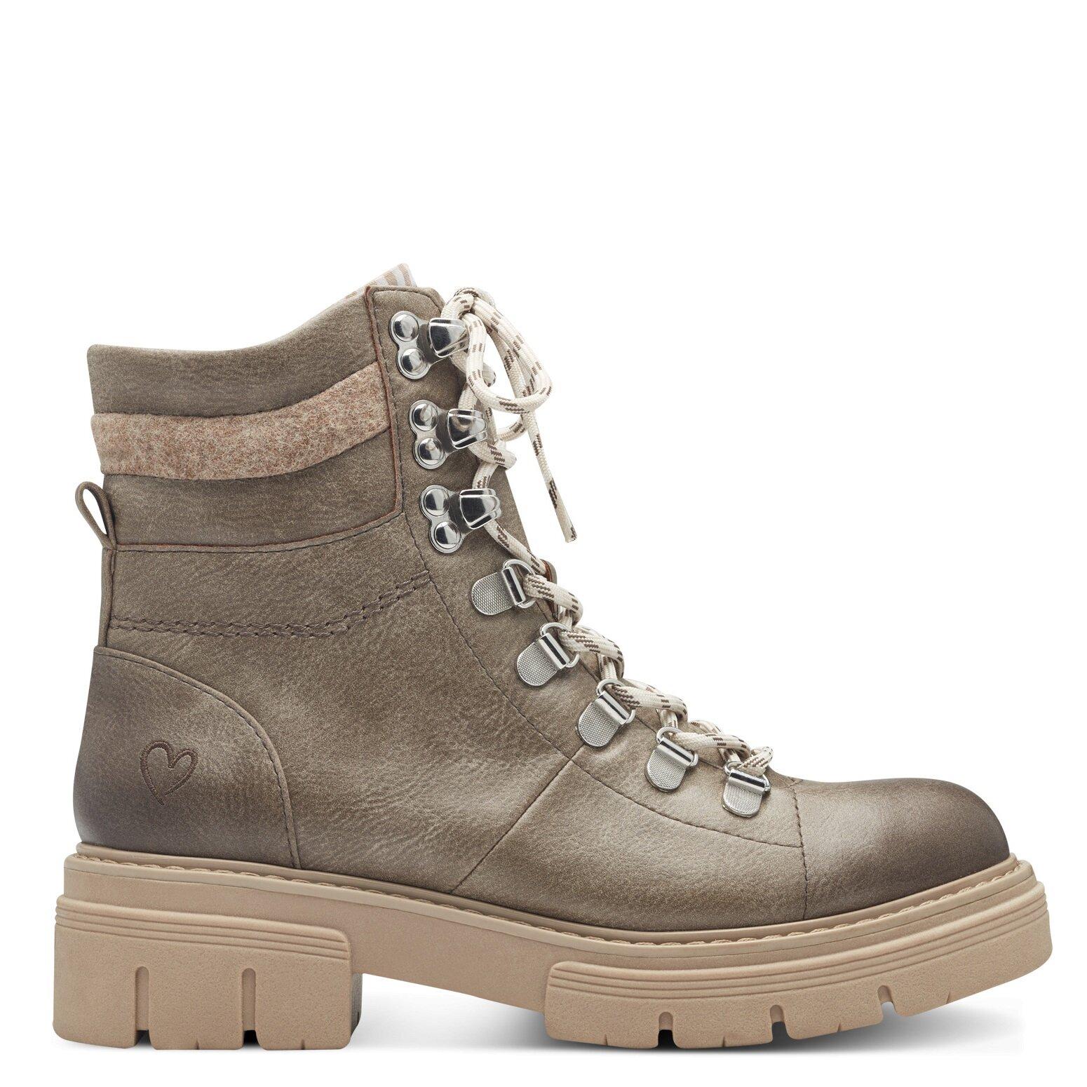 Ботинки Marco Tozzi, размер 39, серо-коричневый