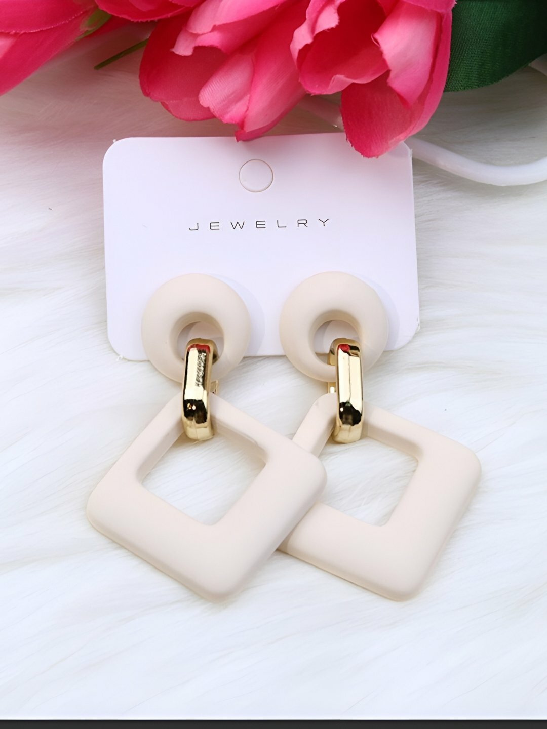 Серьги двусторонние, одиночные