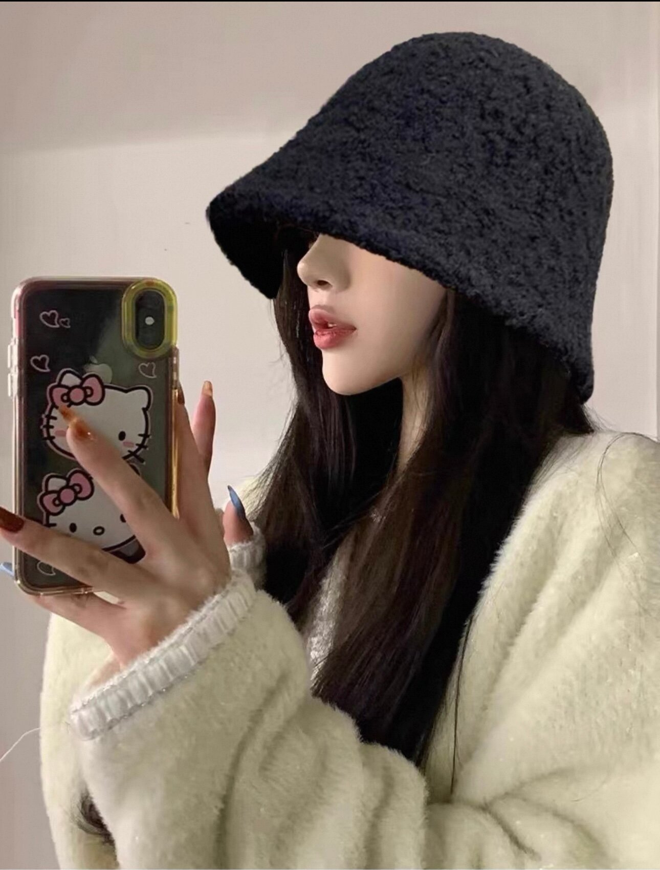 Панама  для женщин, размер 54-59, молочный — фото 1