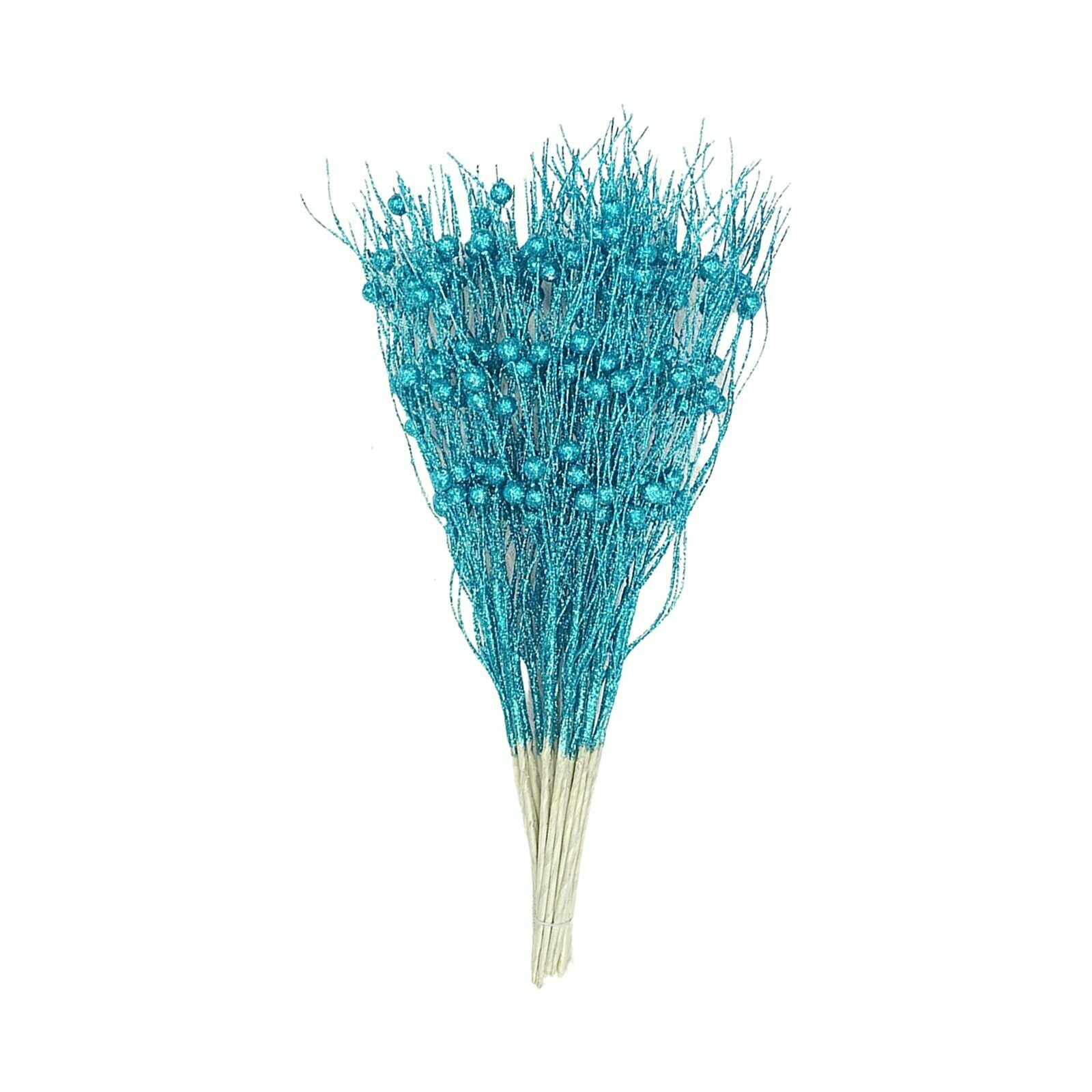 Букет с шариковой ручкой из золотого порошка на 10 вилок рождественское украшение цвета голубого озера длиной 40 см одинарный ротанг