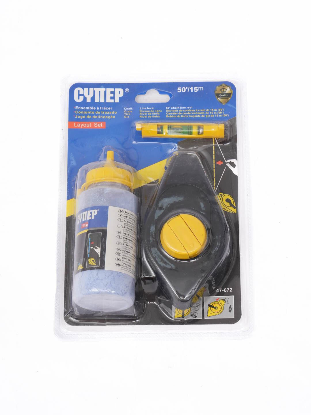 Чертилка 15 м комплект с 50 гр креда мелкий шнур бобине использовать в строительстве