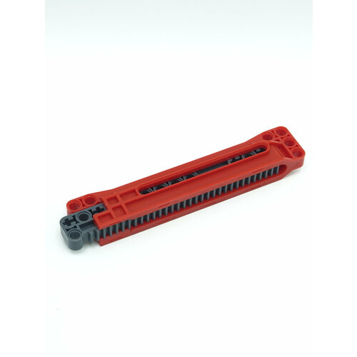 фото Зубчатая рейка с корпусом technic gear rack 18942+ housing 18940 красная