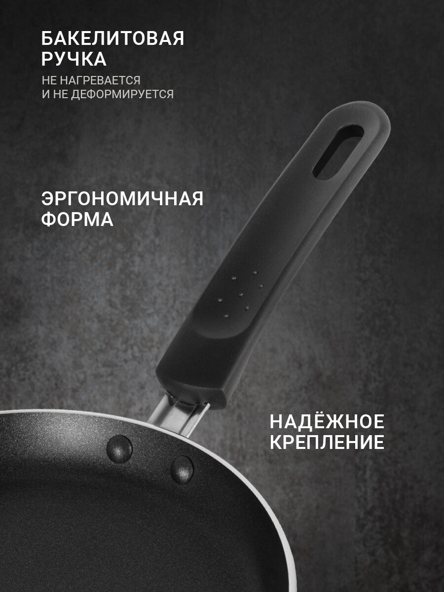 Сковорода блинная TalleR TR-44168 24 см, антипригарная, для всех типов плит — фото 1