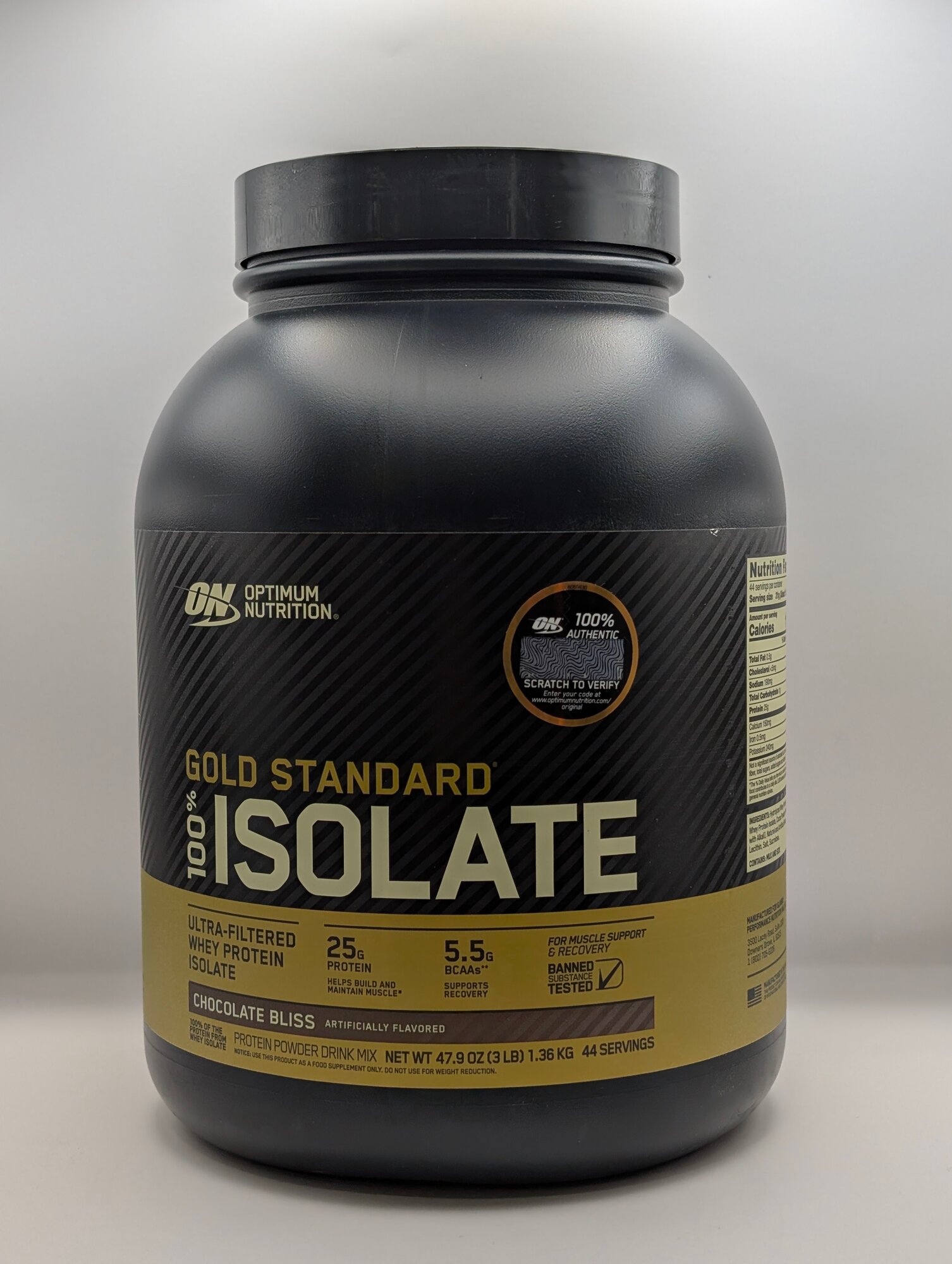 Изолят сывороточного белка Isolate Gold Standard Шоколадное наслаждение 1.36 кг