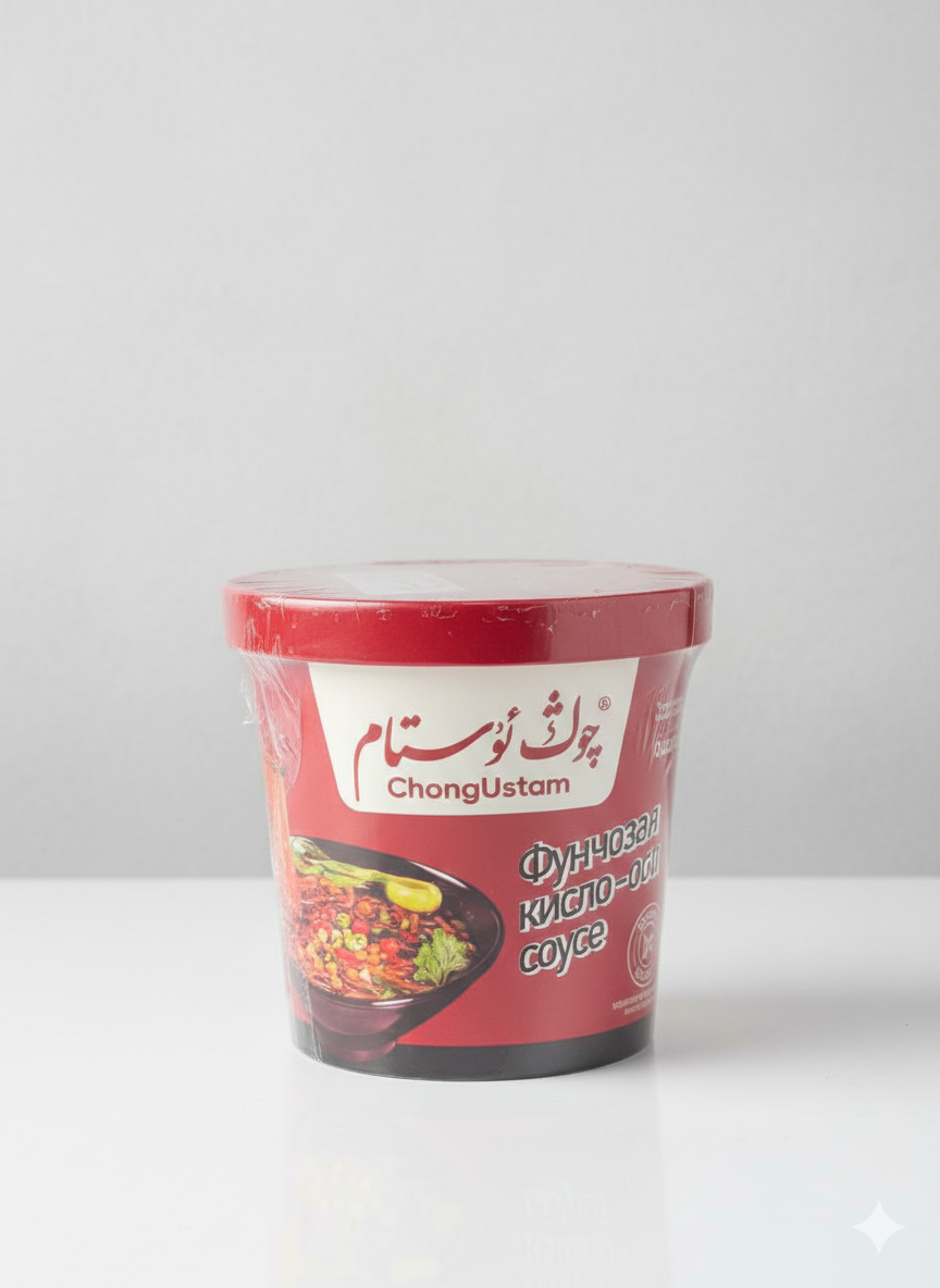 Лапша быстрого приготовления ChongUstam "Сытный обед", разные вкусы, 5 мин, разные вкусы