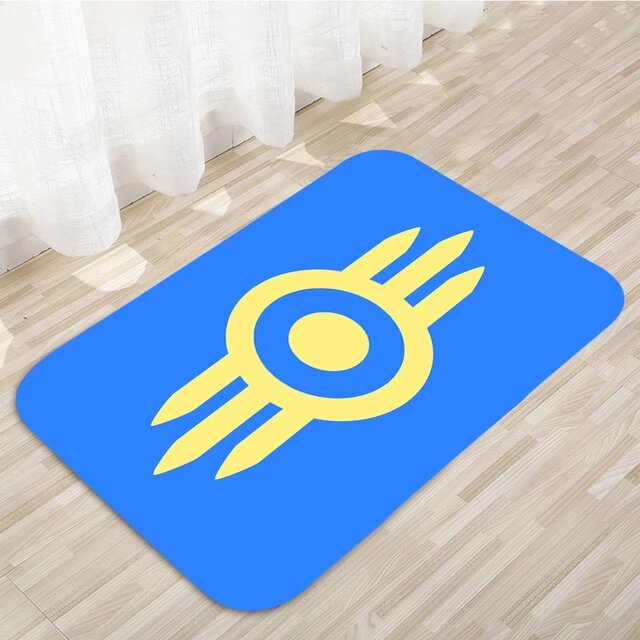 Коврик для пола с логотипом Games Vault Tec, домашний ковер, придверный коврик, современный декоративный ковер, нескользящий напольный коврик 624