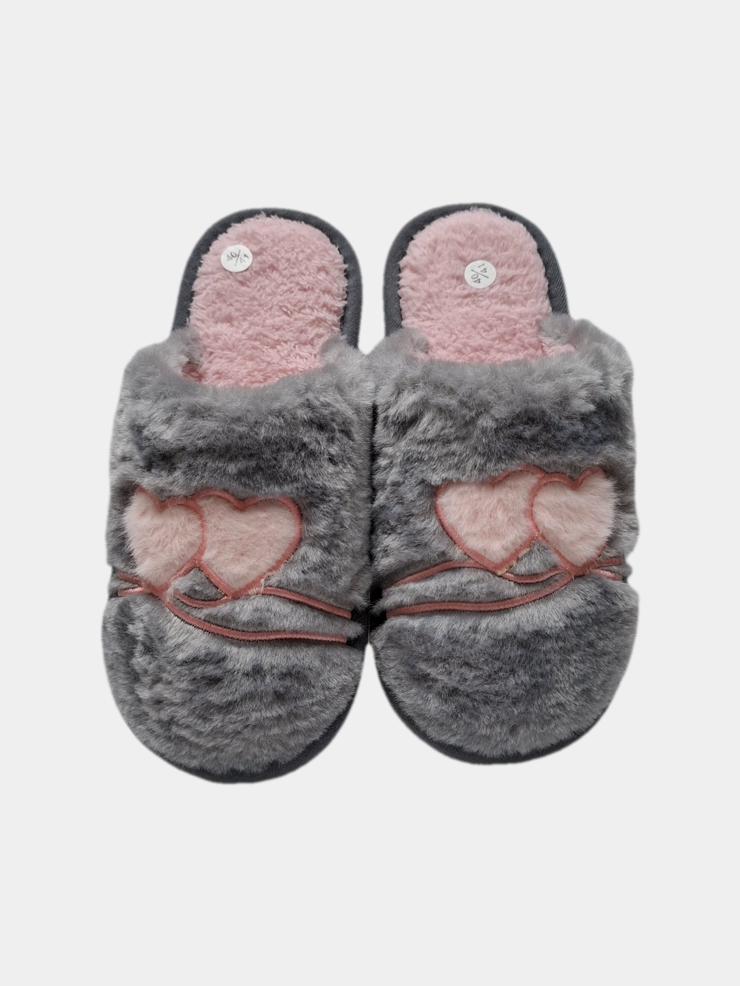 Тапочки, размер 40-41, серый — фото 1