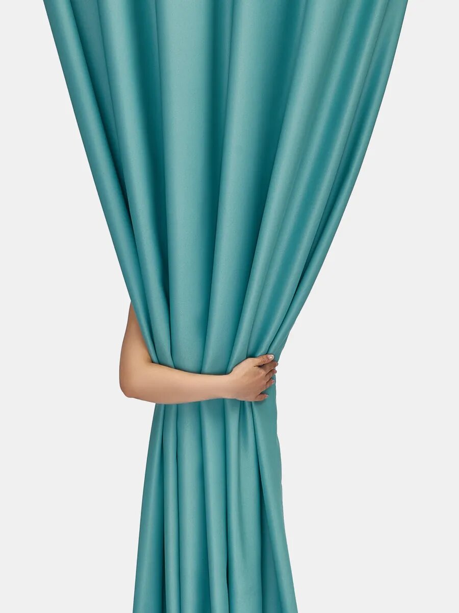 Шторы в спальню блэкаут плотные 2 шт 150х270 — фото 1