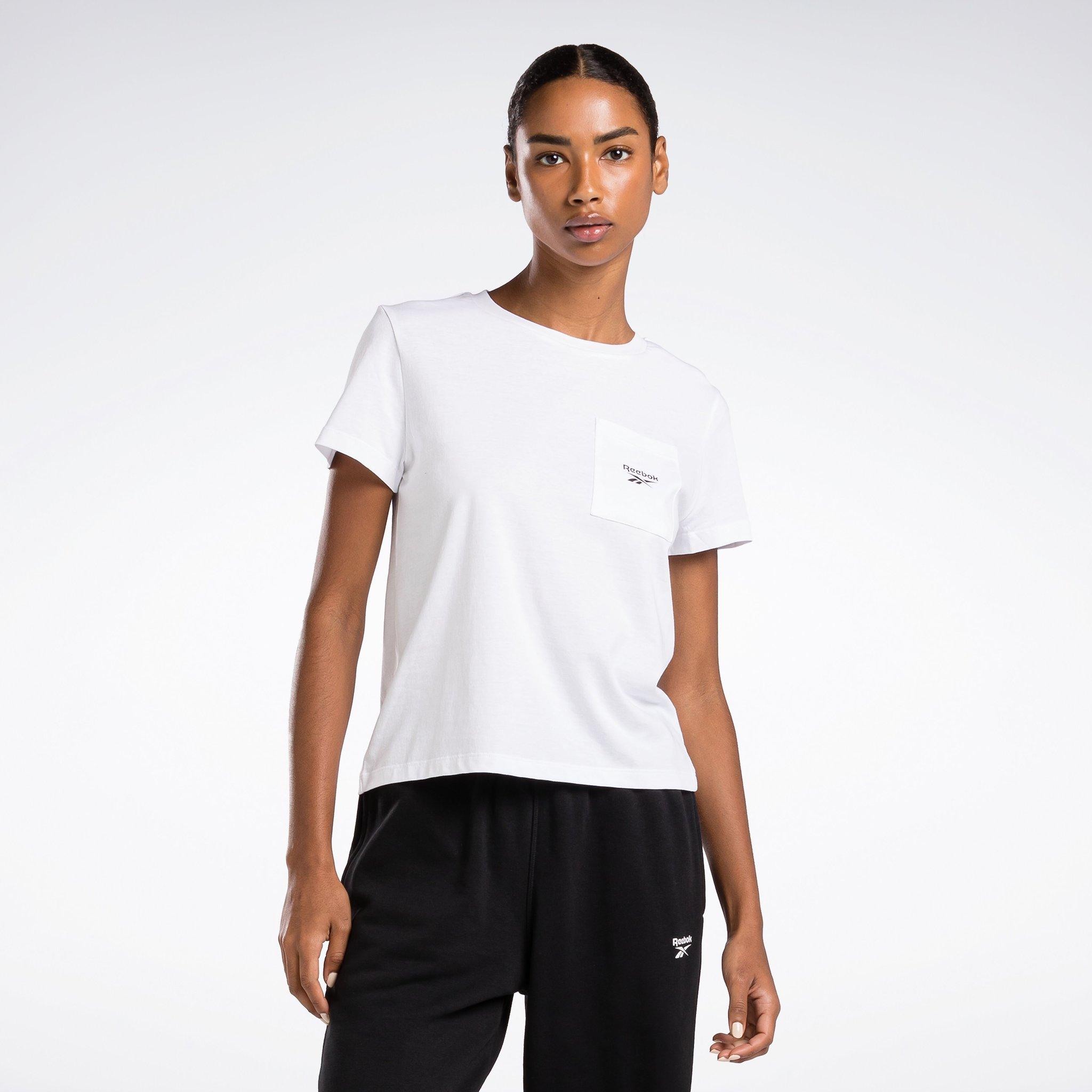 Футболка Reebok Identity Classics, размер S INT, белый,