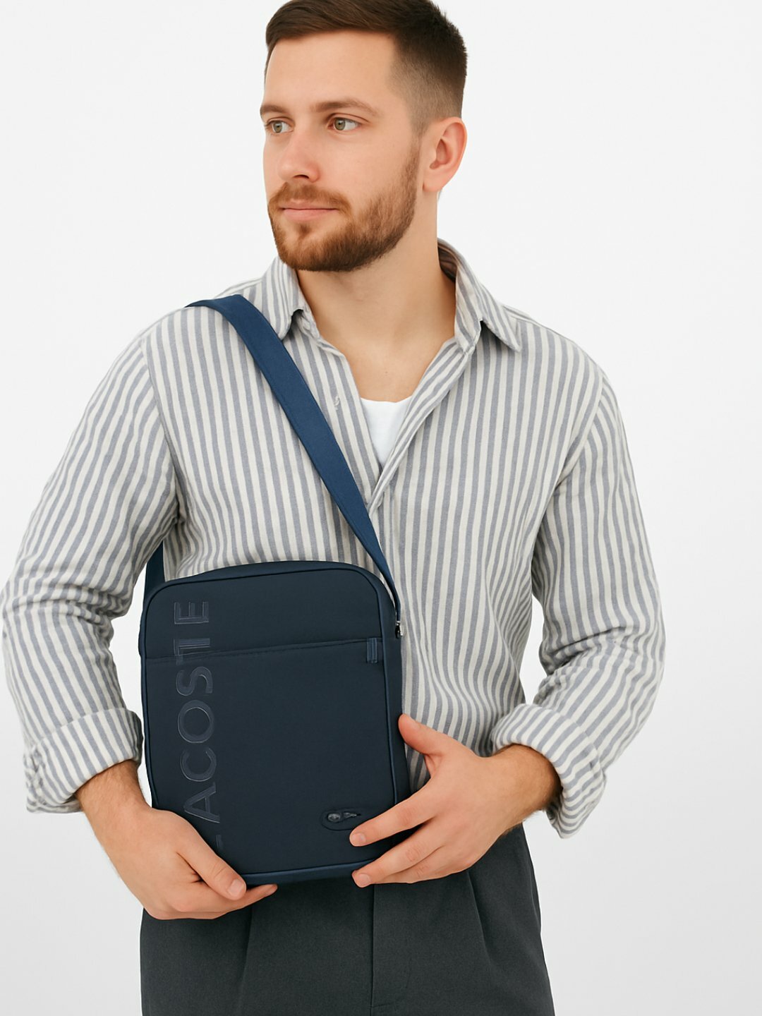 Сумка барсетка , синий — фото 1