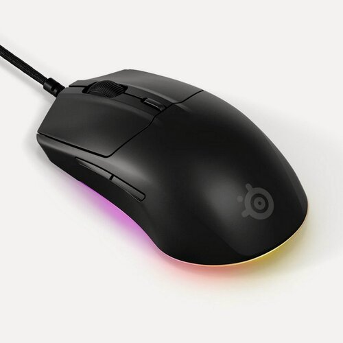 Изображение товара Игровая мышь SteelSeries Rival 3 Gen 2 Black, оптическая, проводная, Черный (62515)