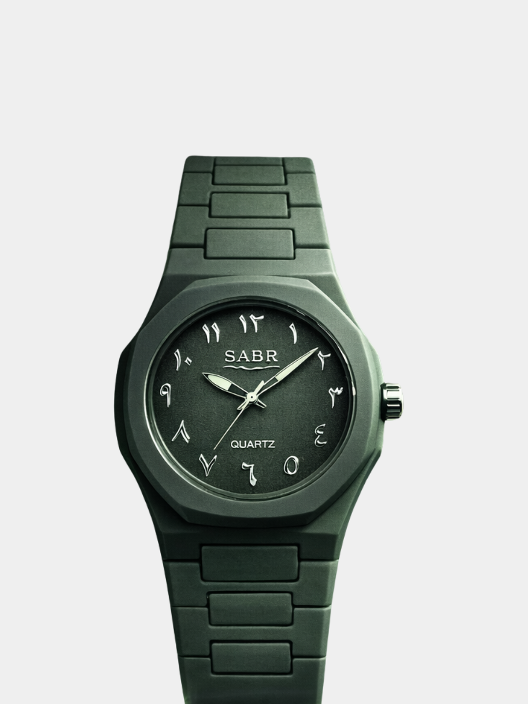 Наручные часы, зеленый, — фото 1