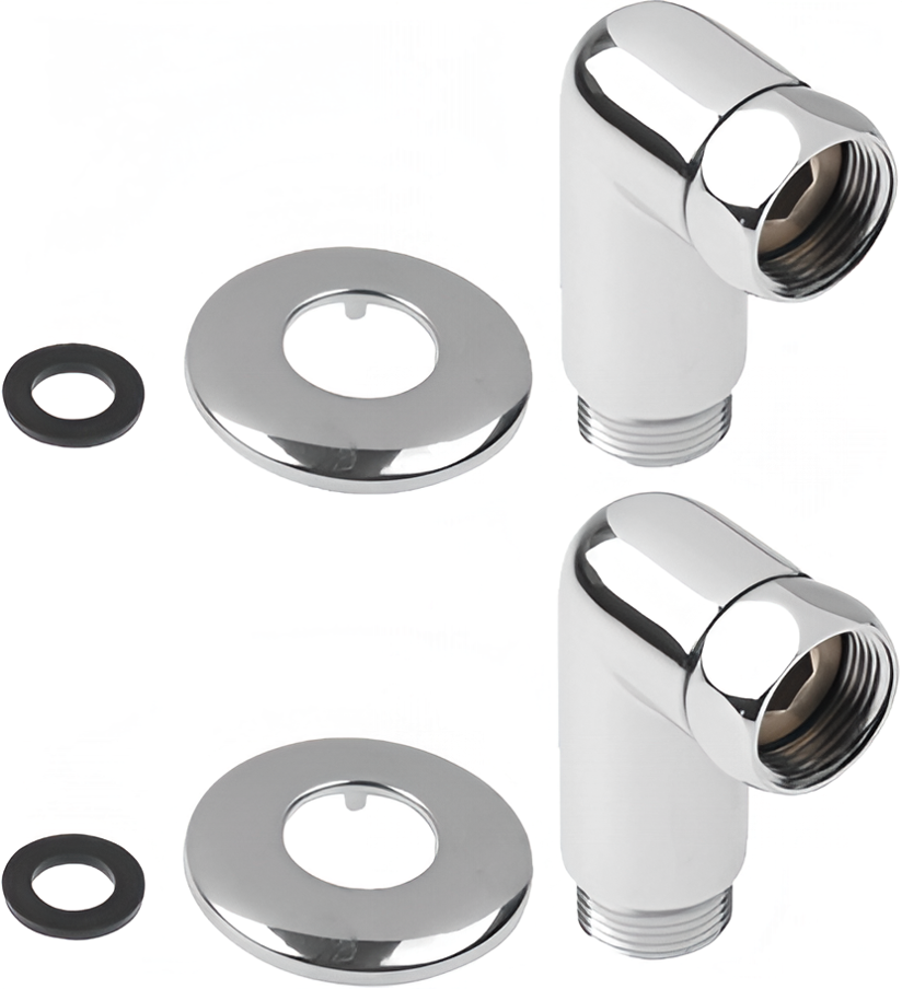 Американка угловая 1/2"х1/2" с внутренней-наружной резьбой AV ENGINEERING 2 штуки (AVE156006-1)