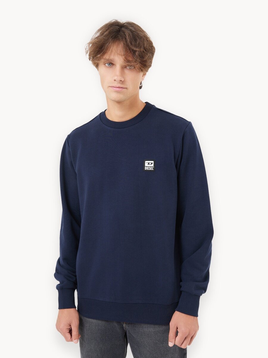 Свитшот DIESEL, размер M, , темно-синий